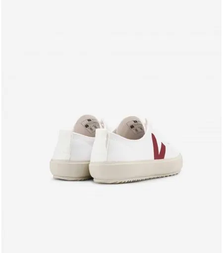 Baskets nova canvas white marsala, Veja, photo 3