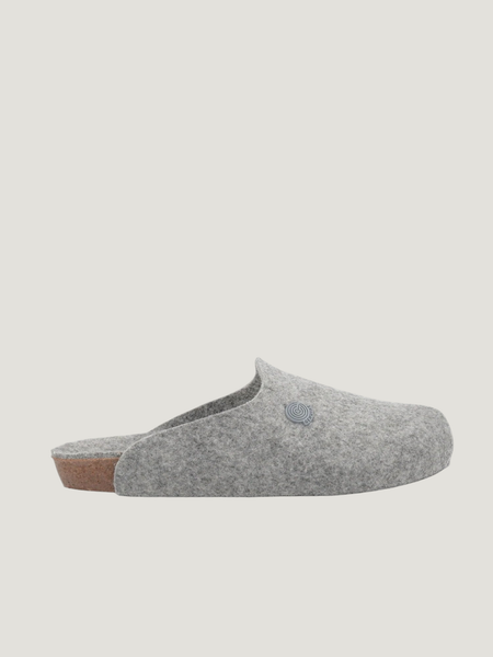 Chaussons sabots en matières recyclées | gris "helsinki monochrome gray"