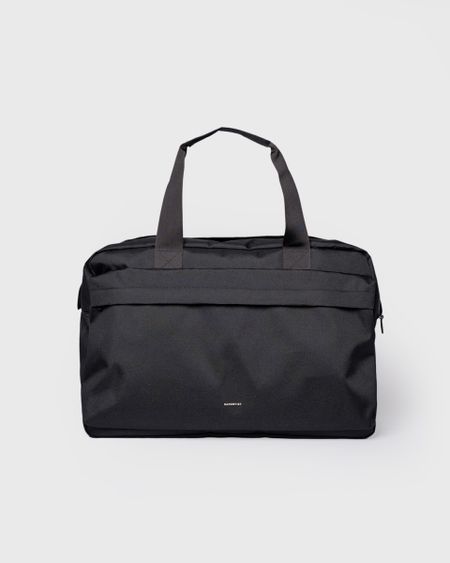 Sac de voyage 49l en matières recyclées | noir "go weekender l - black" - Sandqvist