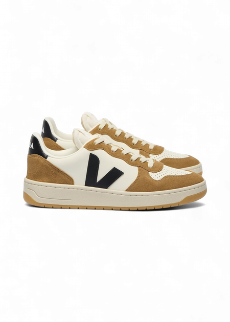 Baskets en cuir | bicolore "v-10 prime - pure_black_tent"