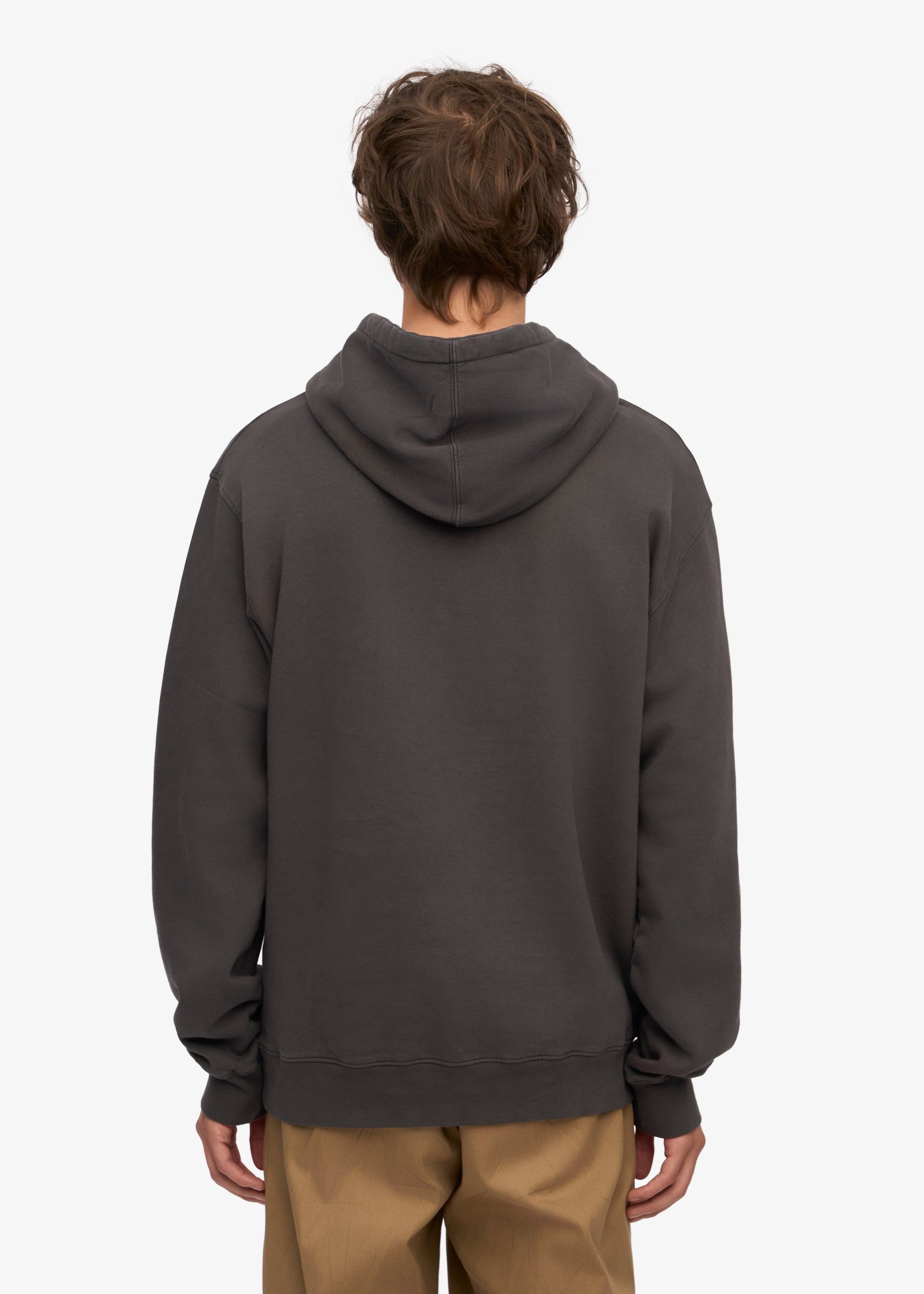 Sweat à capuche mixte en coton bio | gris "lava grey", Colorful Standard, photo 2