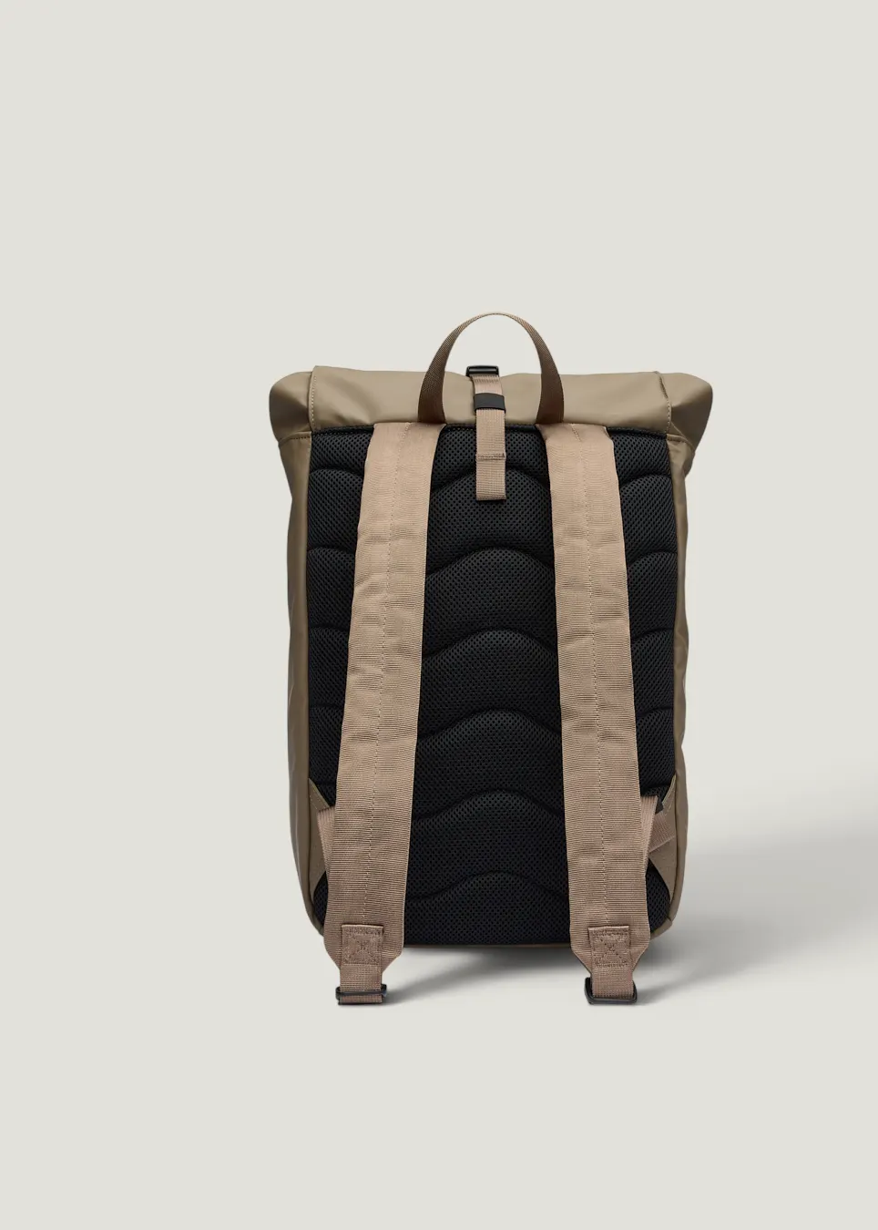 Sac à dos 20l en matière recyclée | beige "Stream rolltop backpack 14" - clay", Sandqvist, photo 3