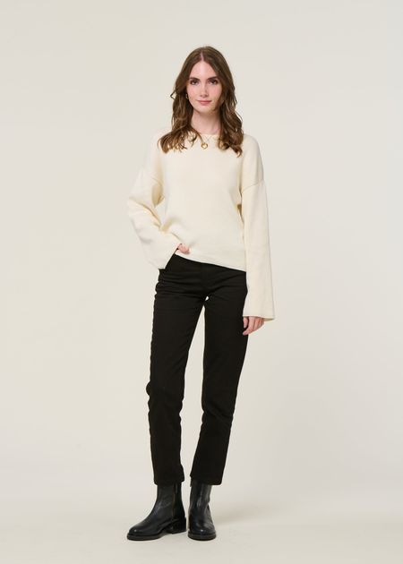 Pullover aus Bio-Baumwolle | Ecru "williamsburg offwhite", Jan'n June, Foto 6
