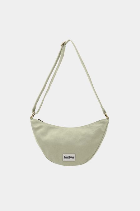 Sac bandoulière en coton bio  | vert "andrea vert argile"