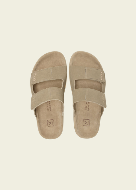 Sandales en cuir suède | beige "Etna - taupe_almond" - Veja