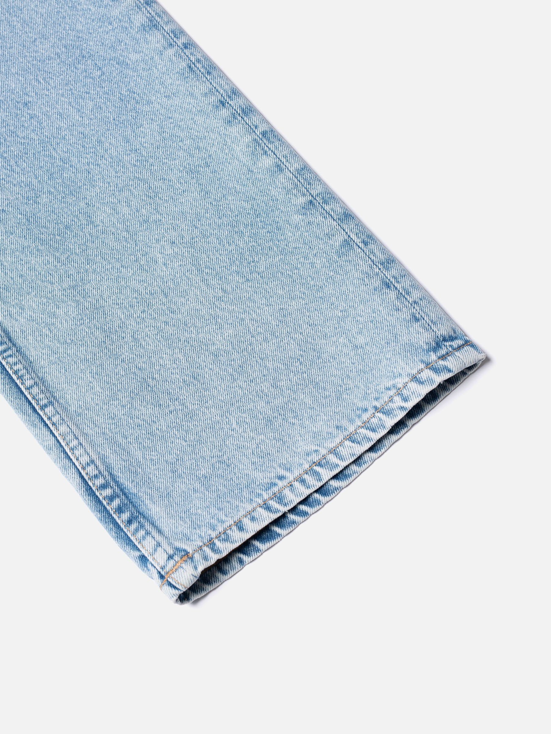 Jean ample bleu clair en coton bio - clean eileen sunny blue, Nudie Jeans, photo 5