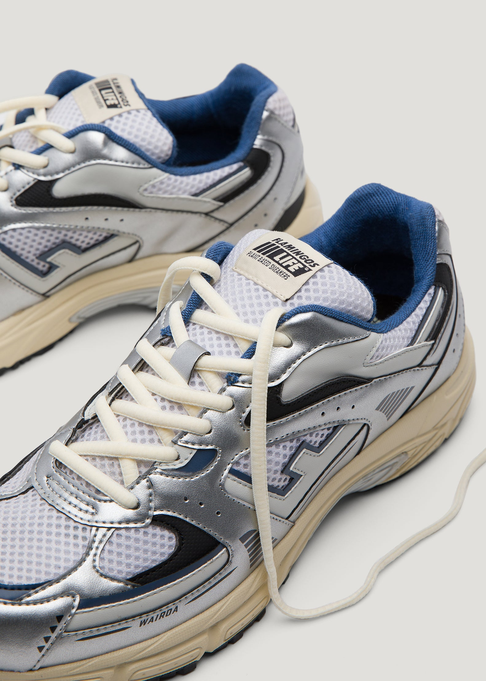 Vegane Sneaker | Silber "wairoa silver", Flamingos Life, Foto 3