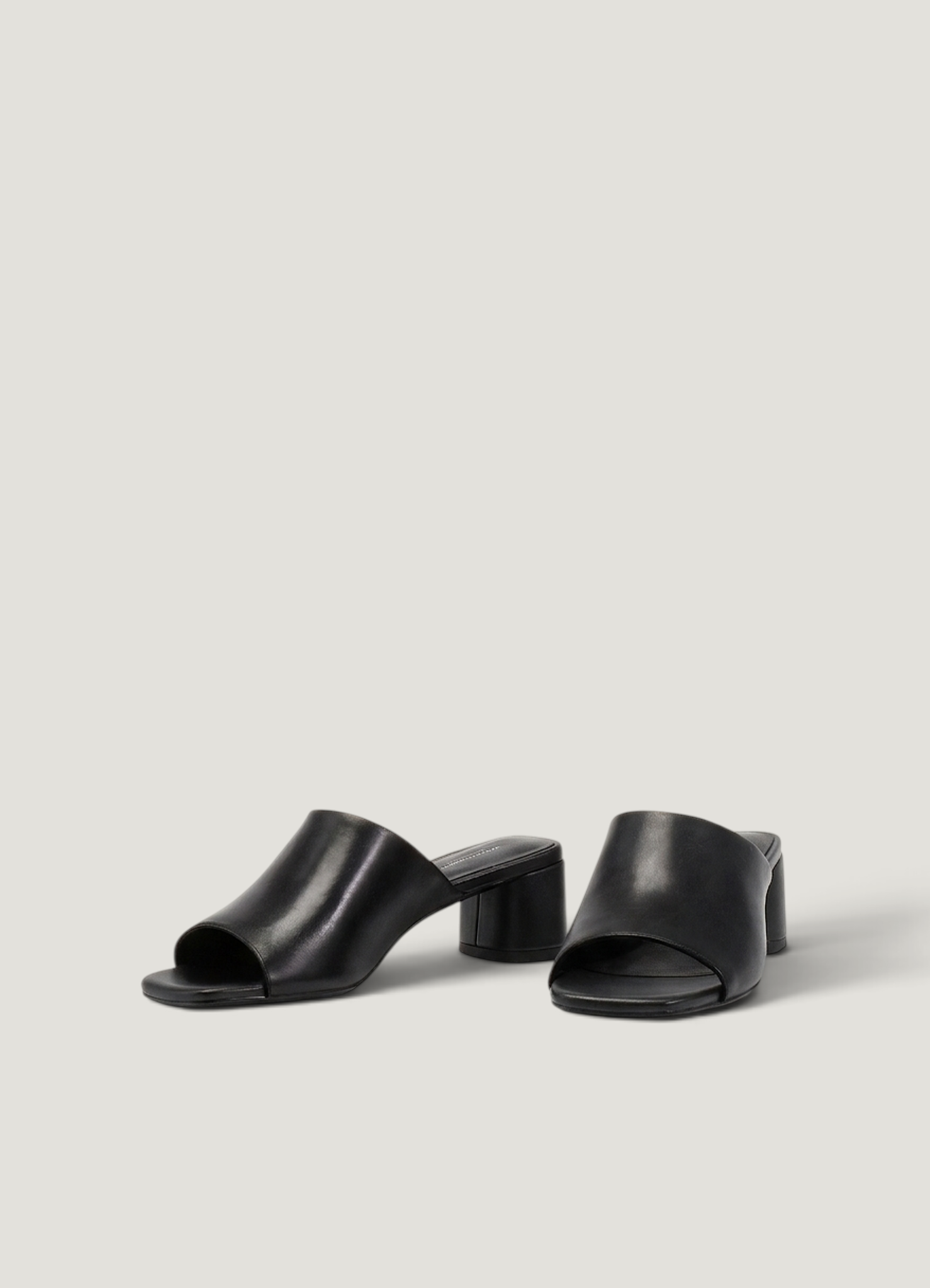 Mules mit Absatz aus Leder | Schwarz "Piper - black", Vagabond, Foto 2