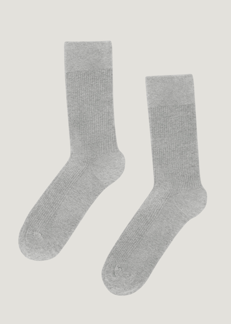 Chaussettes en coton bio | gris - heather grey - Colorful Standard