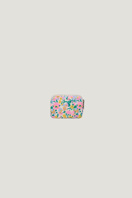 Porte-monnaie en coton bio | multicolor "Lili pastel bloom - liberty", Hindbag, photo 3