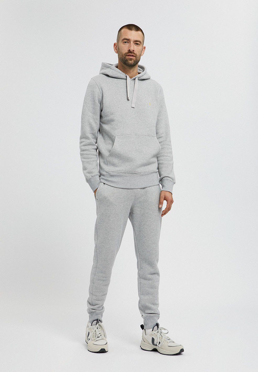 Jogging gris en coton et tencel - aarion, Armedangels, photo 2