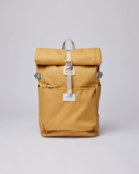 Sac à dos jaune en polyester recyclé - ilon