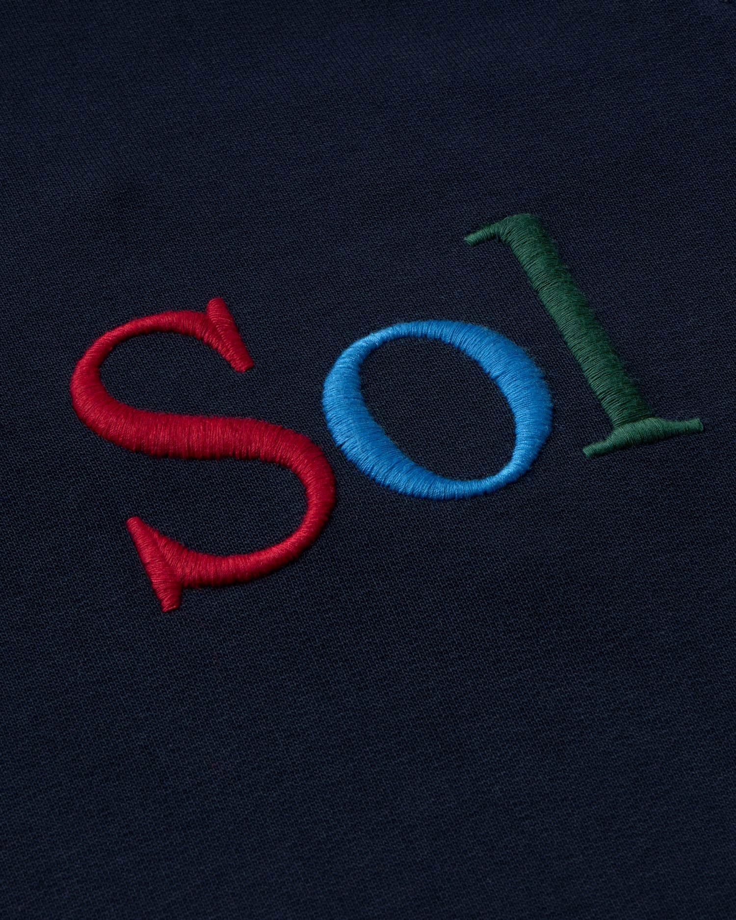 Sweat en coton biologique | bleu "sol type navy pepe sweatshirt - blue", Thinking Mu, photo 4