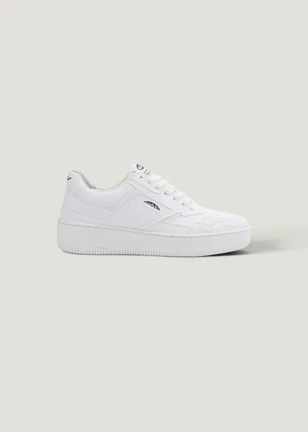 Baskets vegan | blanc "origin - full white - corn", Moea
