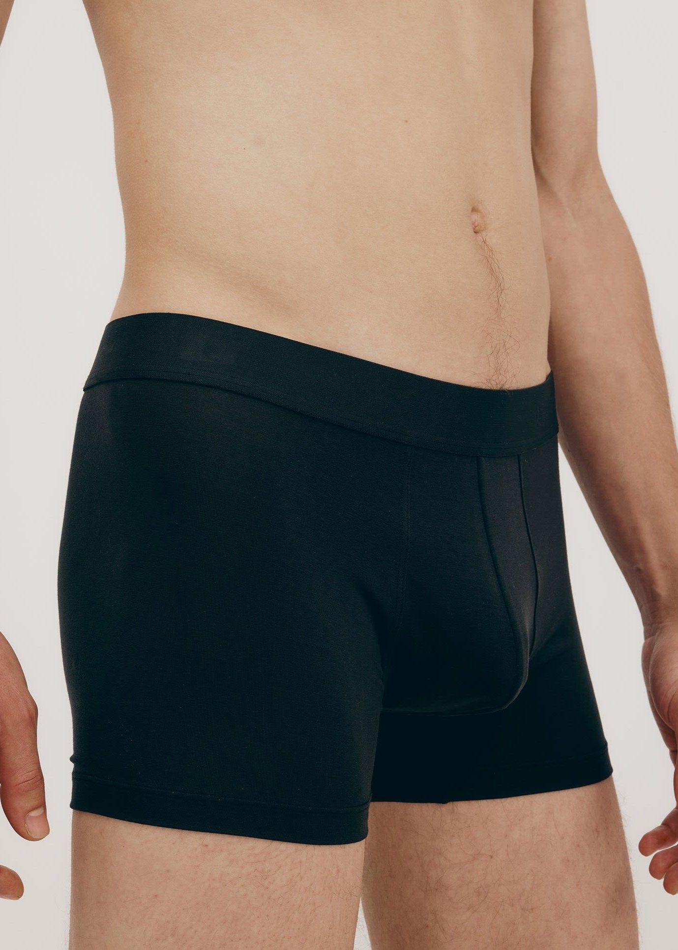Pack 3 boxers en tencel | noir "soft touch boxers 3-pack black", Organic Basics, photo 2