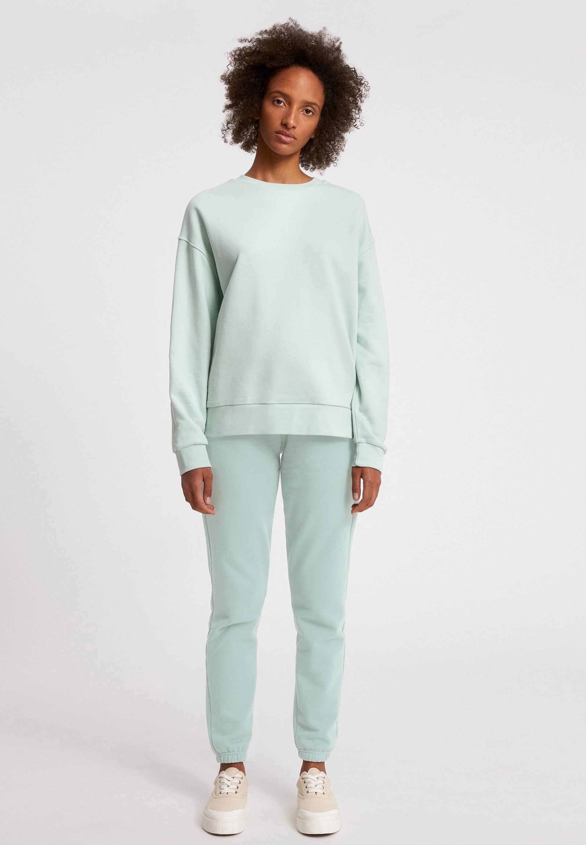 Pantalon de jogging vert d'eau en coton bio - ivaa sage green, Armedangels, photo 3