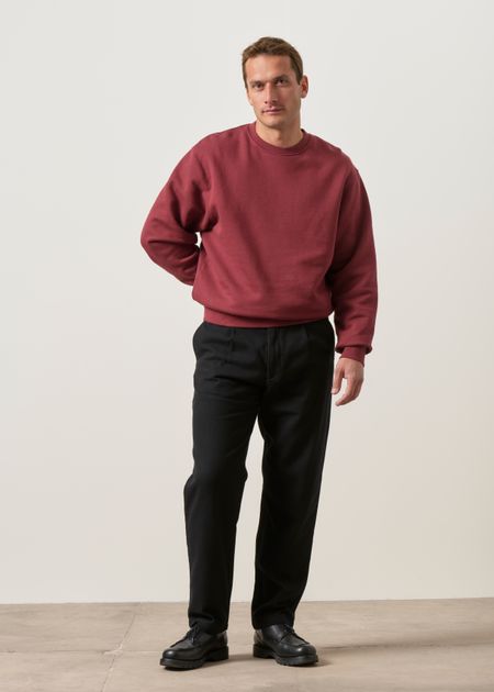 Flanellhose aus Bio-Baumwolle | Schwarz "Flannel everyday pant - true black", Rotholz, Foto 3