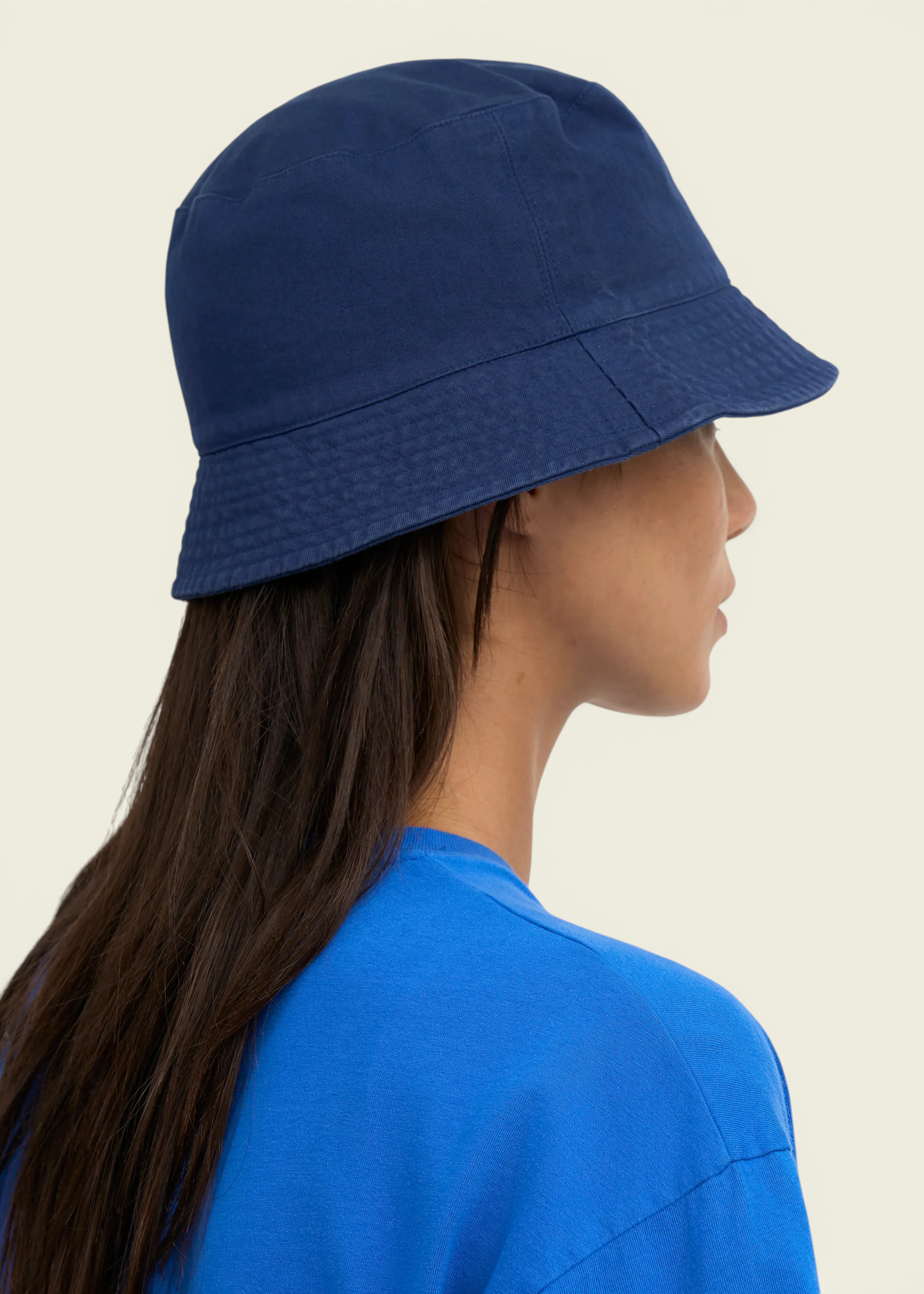 Bob en coton bio | bleu "organic cotton bucket hat - marine blue", Colorful Standard, photo 4