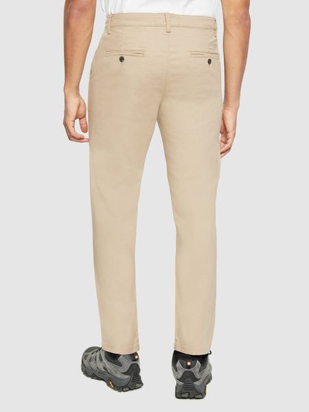Pantalon droit en coton bio | beige "chuck regular canvas light feather gray" - Knowledge Cotton Apparel