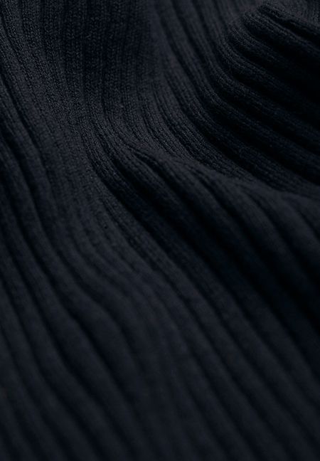 Sous-pull côtelé en coton bio | noir "alaania black", Armedangels, photo 6