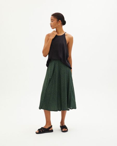 Top noir en tencel - black ricci top, Thinking Mu, photo 4