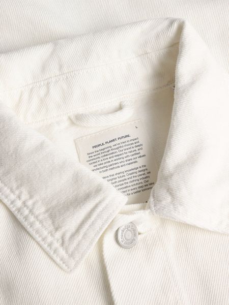 Jacke aus Bio-Baumwolle | Ecru "twill workwear jacket - egret", Knowledge Cotton Apparel, Foto 3