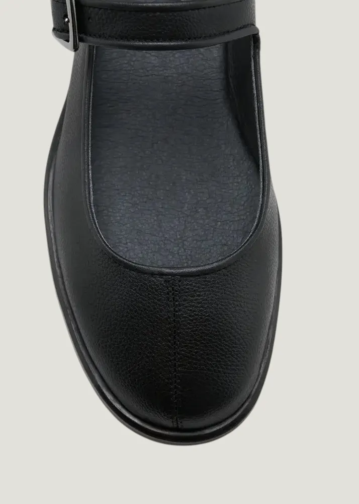 Ballerine à bride | noir "Gaia noir", Zèta Shoes, photo 3