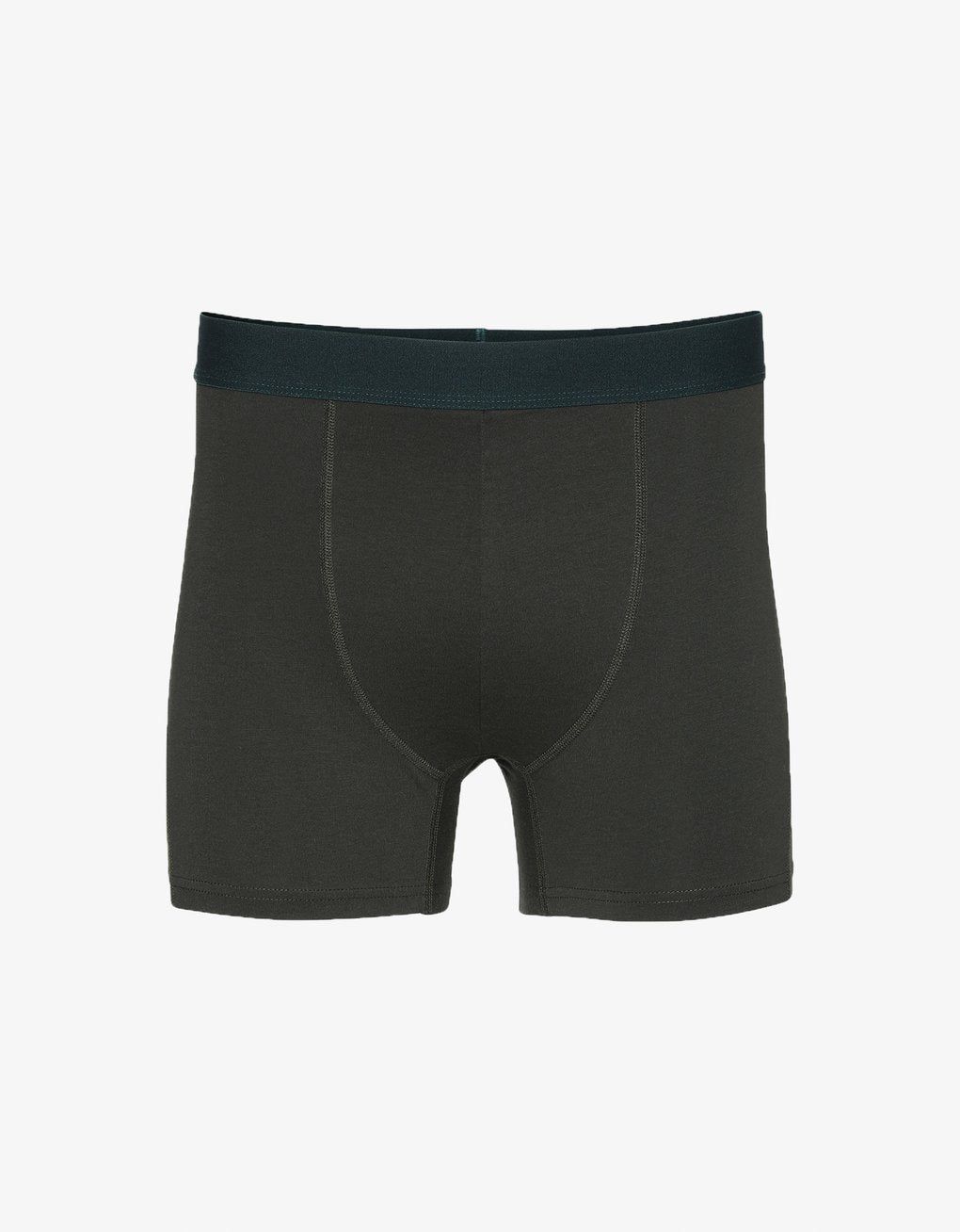 Boxer uni  en coton bio | vert "hunter green", Colorful Standard, photo 1