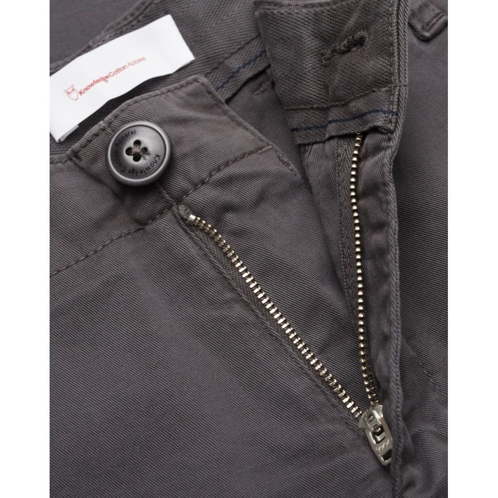 Chino slim gris en coton bio - joe phantom, Knowledge Cotton Apparel, photo 7