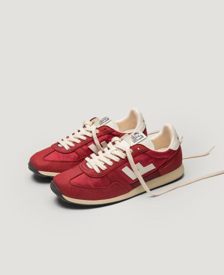 Baskets vegan | rouge "marathon club scarlet" - Flamingos Life