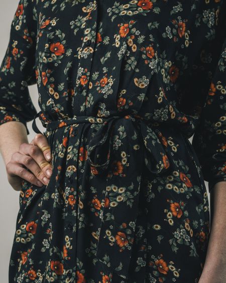 Robe longue à motifs floraux en viscose ecovero - dalia, Brava Fabrics, photo 3