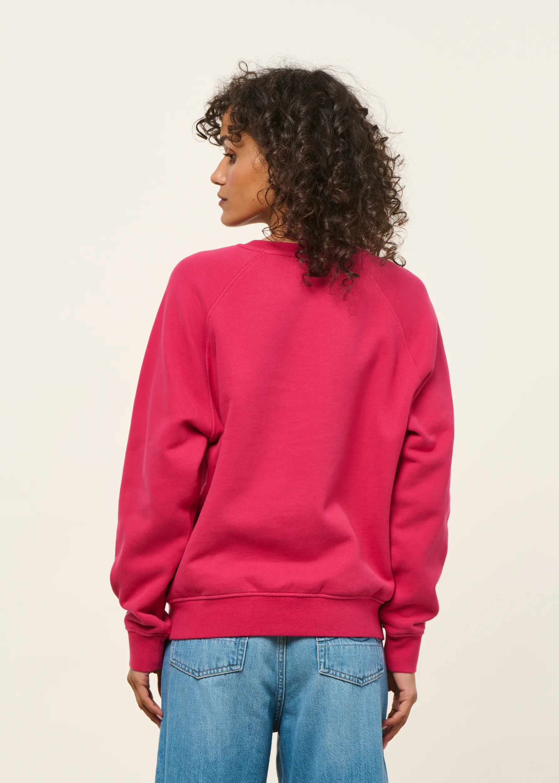 Sweat en coton bio | fuchsia, WeDressFair, photo 5
