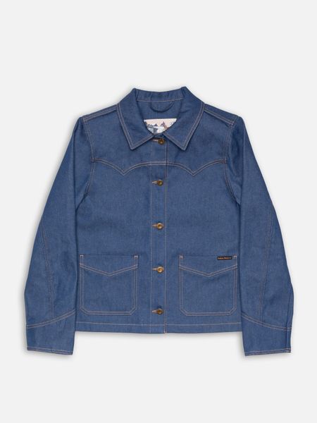 Veste En Jean Bleu Marine DIPLODOCUS Taille 40 - Neuve Avec étiquettes (prix Origine 149€)