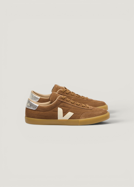 Sneaker aus Veloursleder | Braun "Panenka suede - brown_pierre_silver", Veja, Foto 1