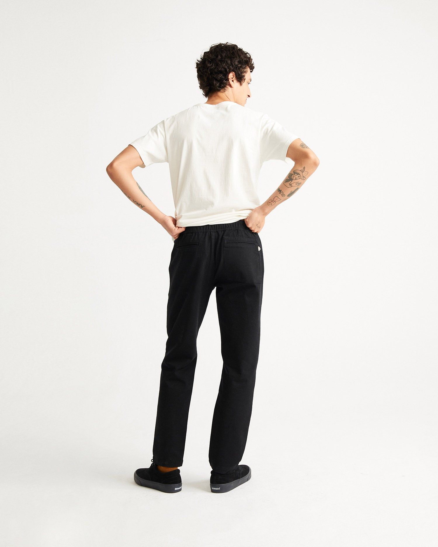 T-shirt imprimé blanc en coton bio - ryan carl sun, Thinking Mu, photo 3