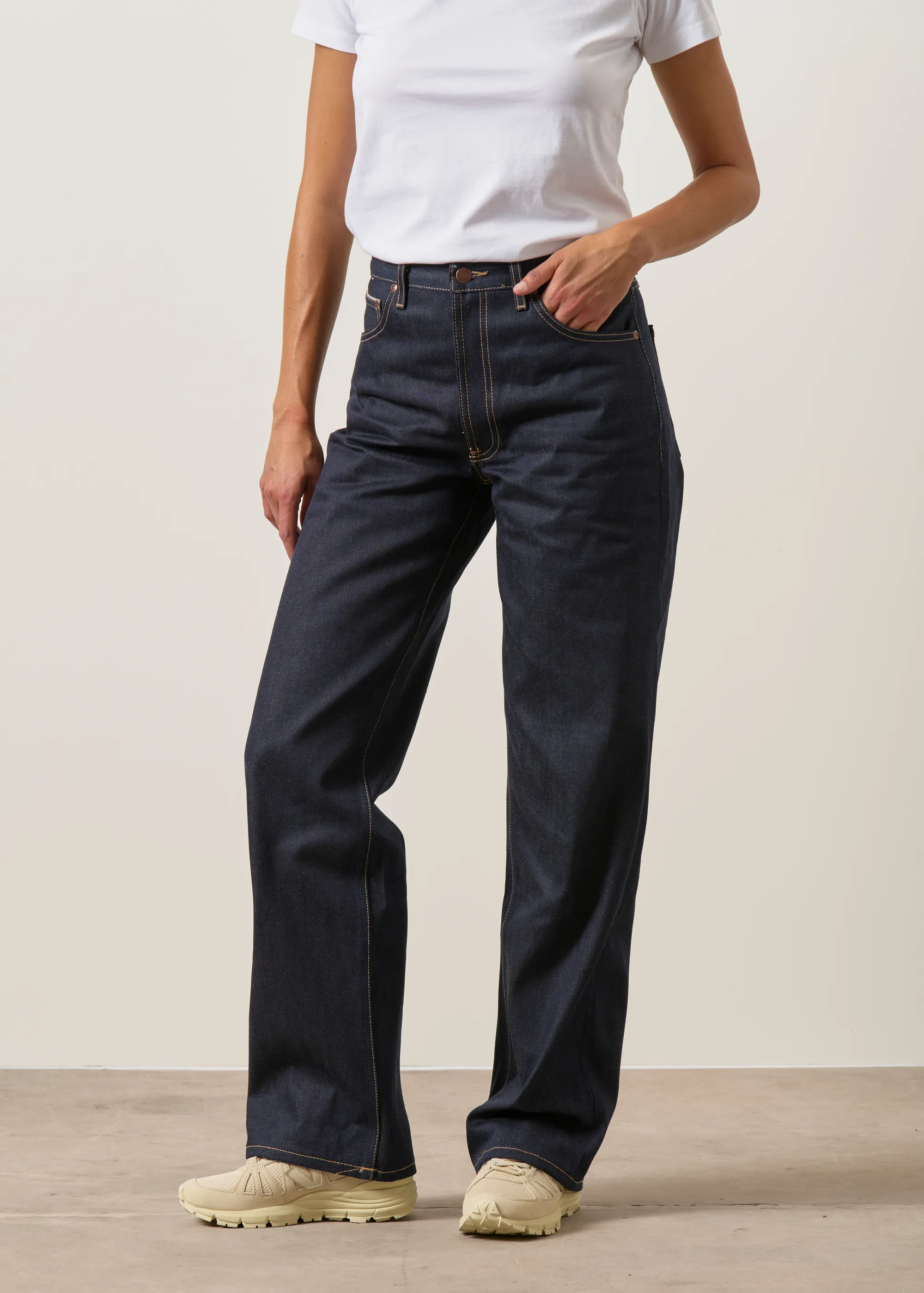 Jean selvedge large en coton bio | bleu "clean eileen dry twilight selvage", Nudie Jeans, photo 2