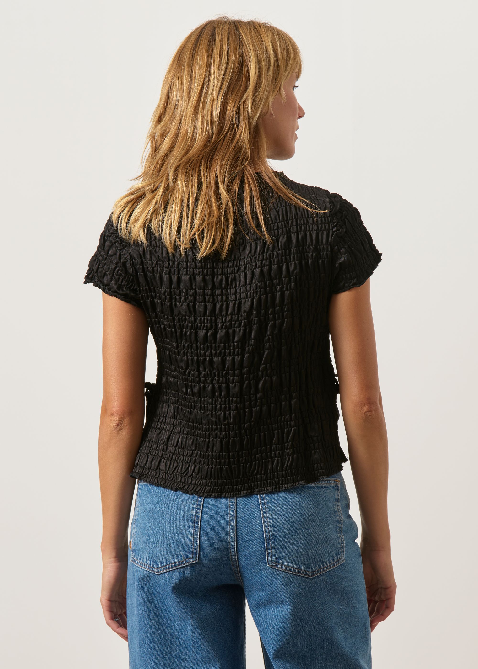 Top aus Ecovero | Schwarz "Fern-black", Jan'n June, Foto 4