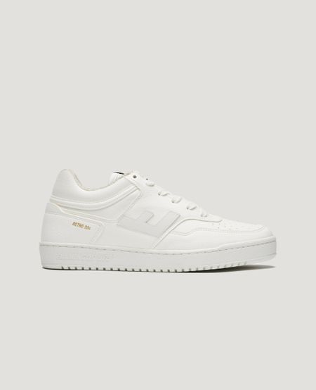 Vegane Sneaker aus recyceltem Material | Weiß "retro 90s all white", Flamingos Life, Foto 1