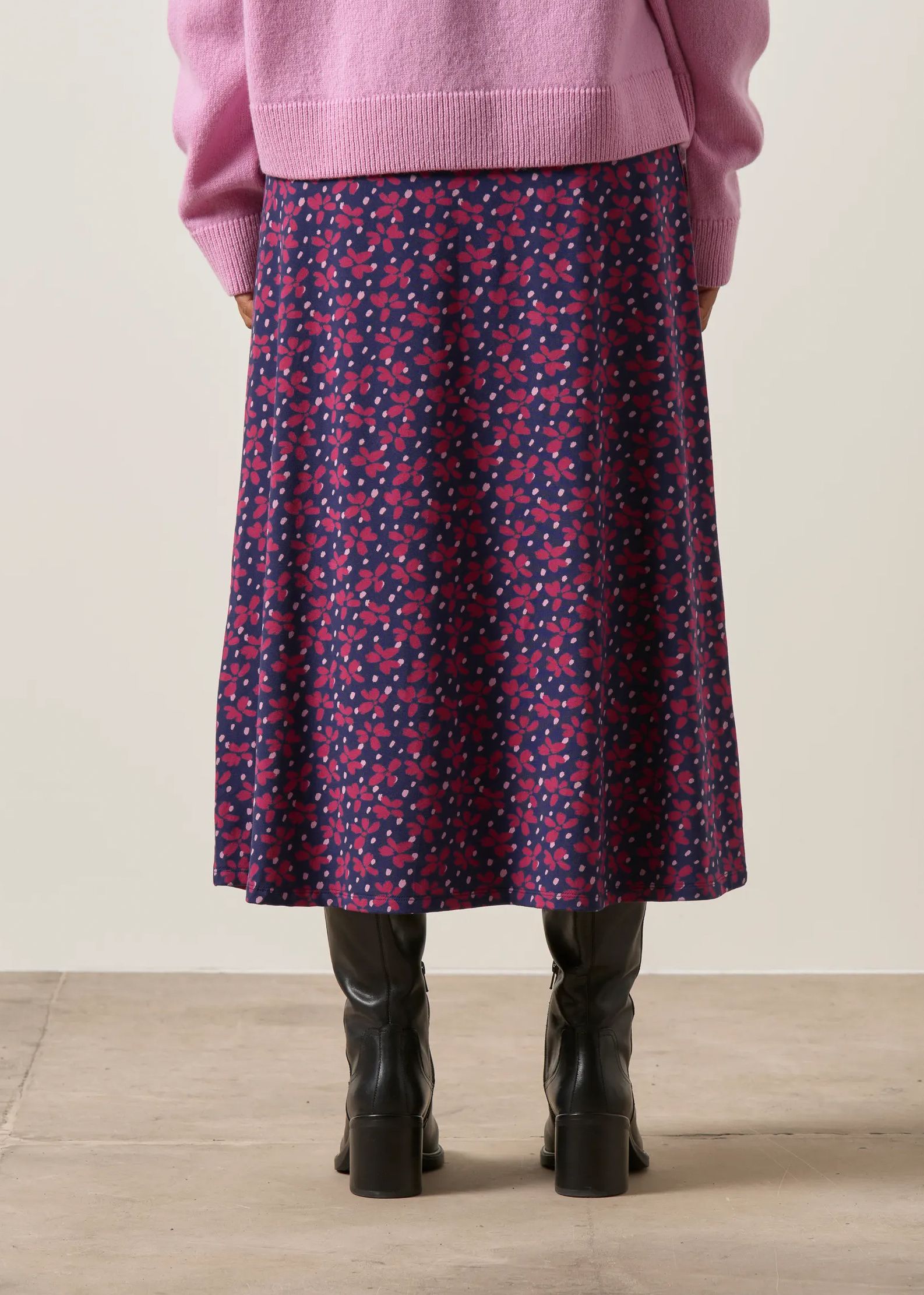 Midirock aus EcoVero Viskose | gemustert "Mira", WeDressFair, Foto 5