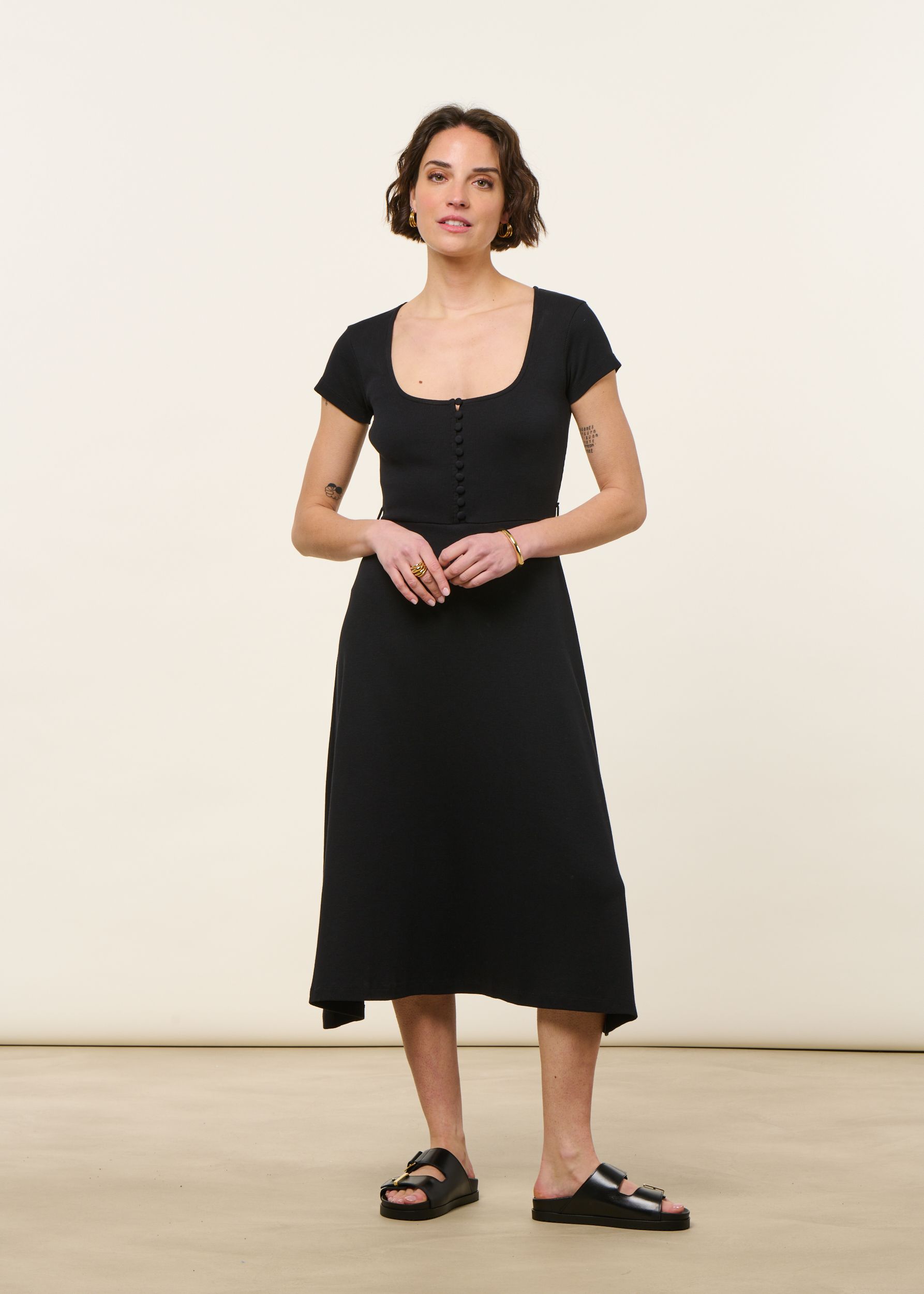 Kleid jane Schwarz, Bonjour Demain, Foto 1