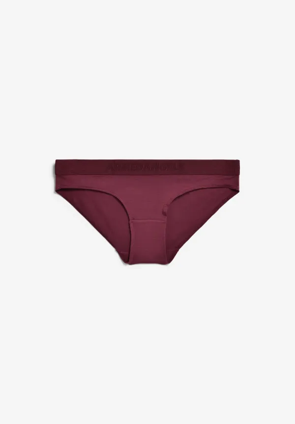 Culotte en modal | bordeaux "Trinaa brief - cranberry juice", Armedangels