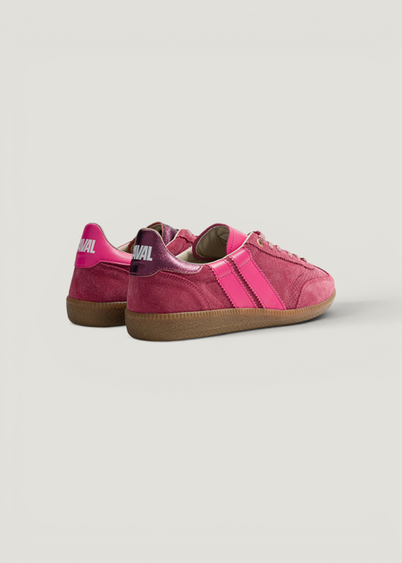 Sneaker aus zertifiziertem Leder | Pflaume "metallic bambino pulse", Caval, Foto 4