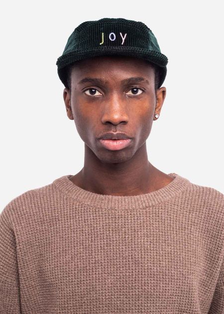 Casquette en coton biologique | vert "casquette five pannel joy - joy" - Olow