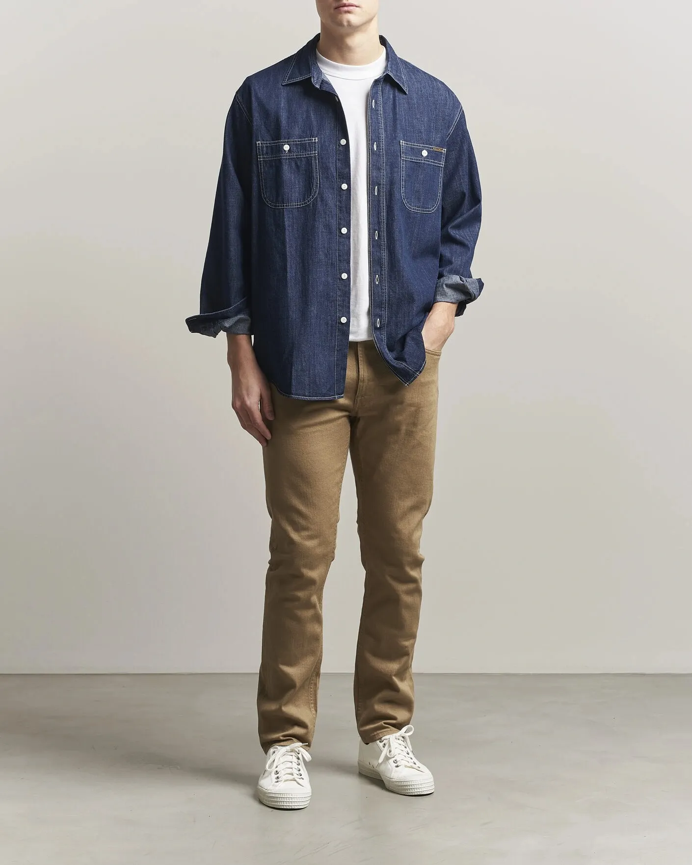 Jean droit en coton bio | camel "gritty jackson everlion", Nudie Jeans, photo 4