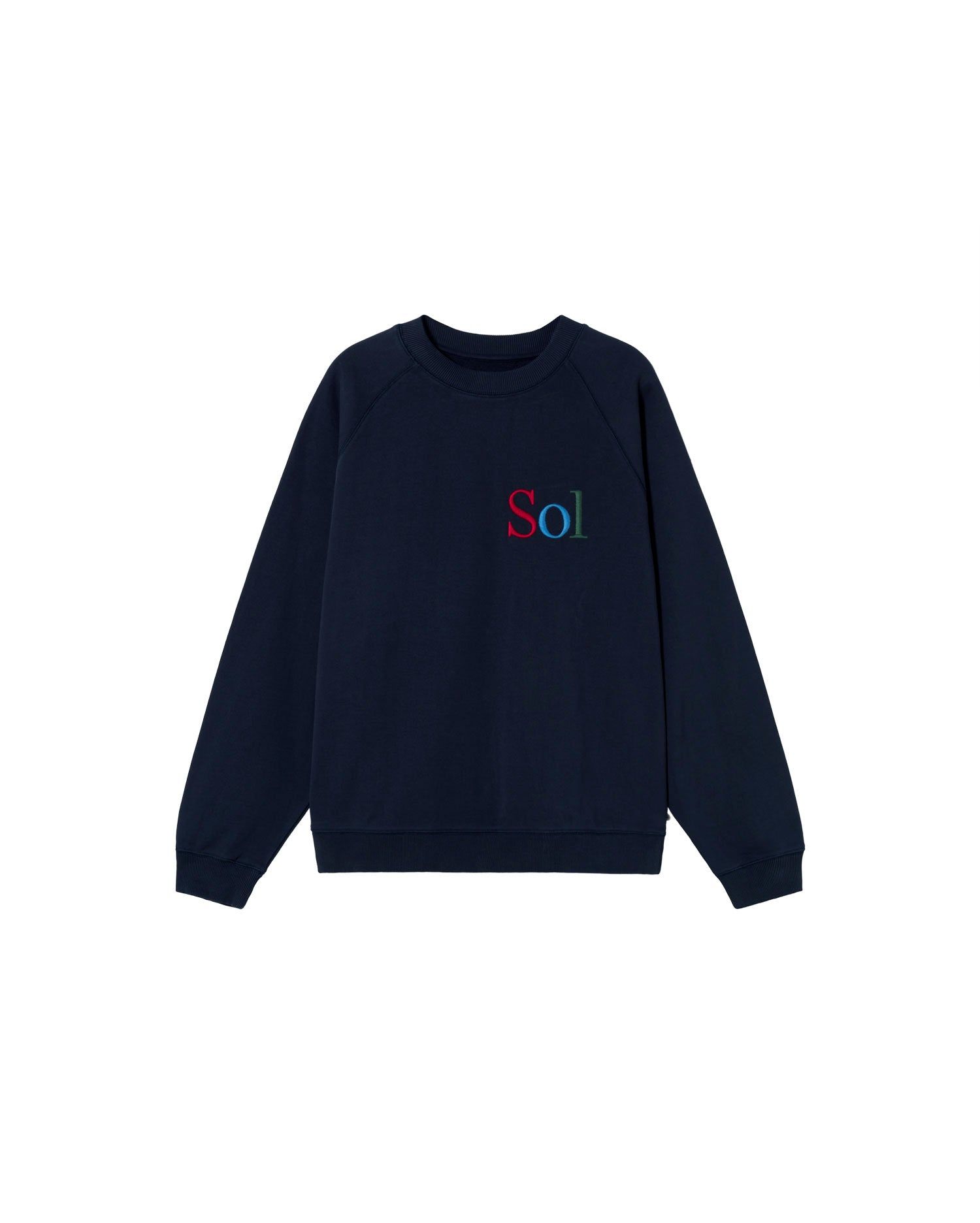Sweatshirt aus Bio-Baumwolle | Blau "sol type navy pepe sweatshirt - blue", Thinking Mu, Foto 5