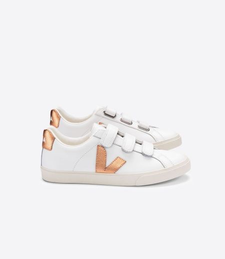 Baskets 3-lock logo leather extra white venus