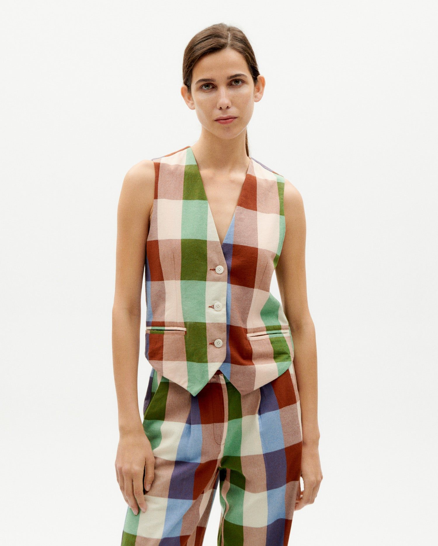 Weste aus Bio-Baumwolle | Mehrfarbig "colorful edith vest", Thinking Mu, Foto 2