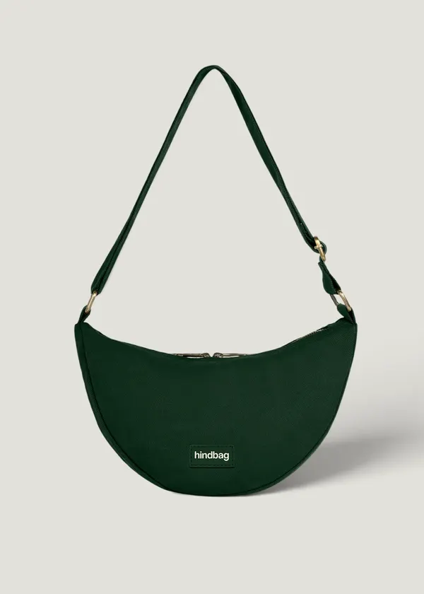  Sac à bandoulière en coton biologique | vert "andrea sapin", Hindbag