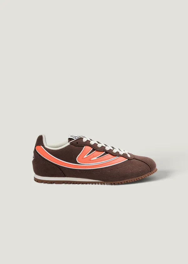 Baskets vegan | marron "Rise - brown & orange", Moea