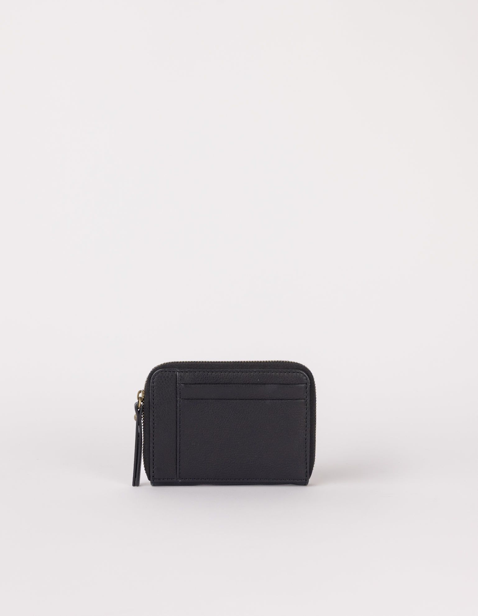 Portefeuille en cuir certifié | noir "robbie - black soft grain leather", O My Bag, photo 3